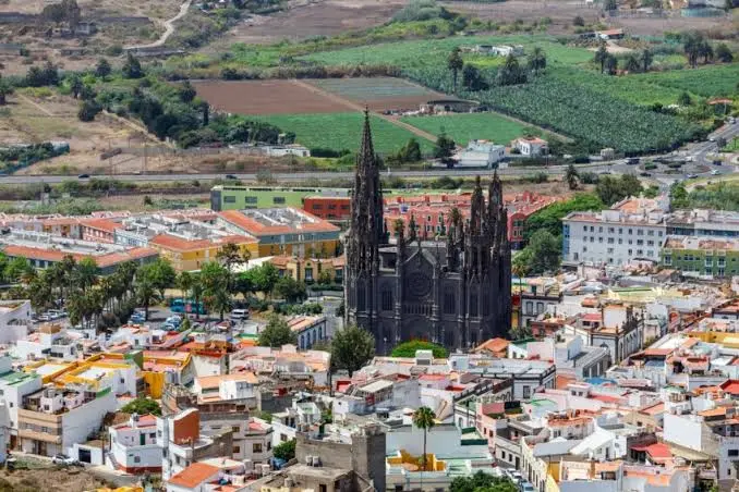 Arucas church viewpoint over Gran Canaria, 3 day itinerary