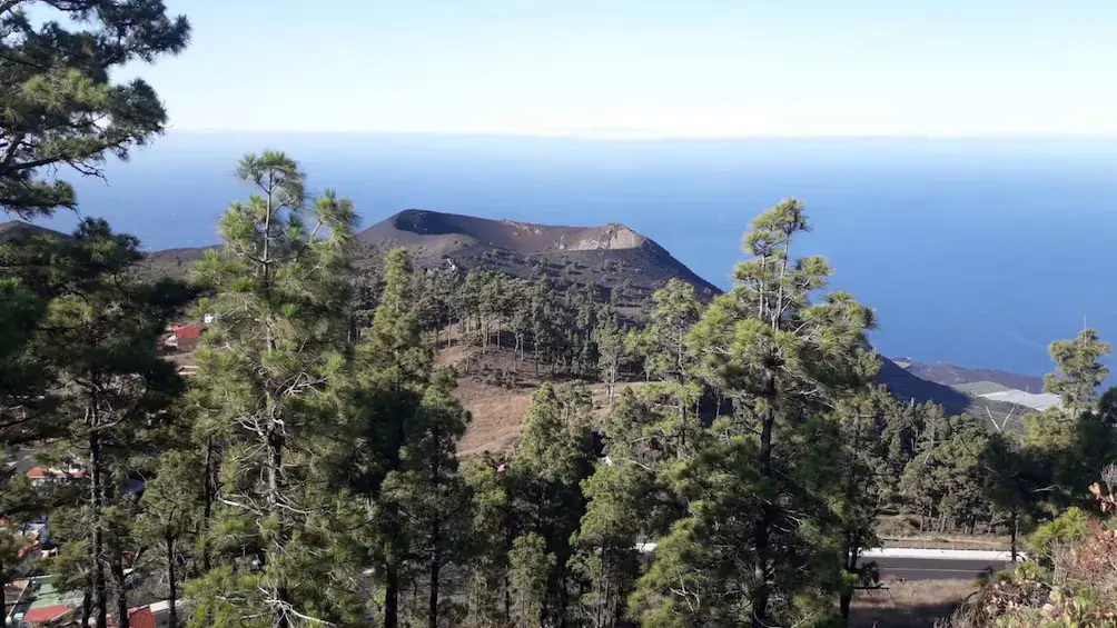 Crater of the San Antonio volcano in Fuencaliente