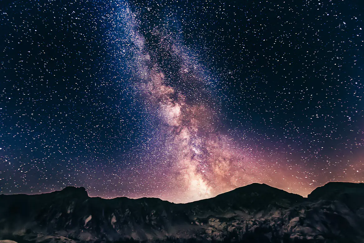 The Milky Way above the Roque de los Muchachos