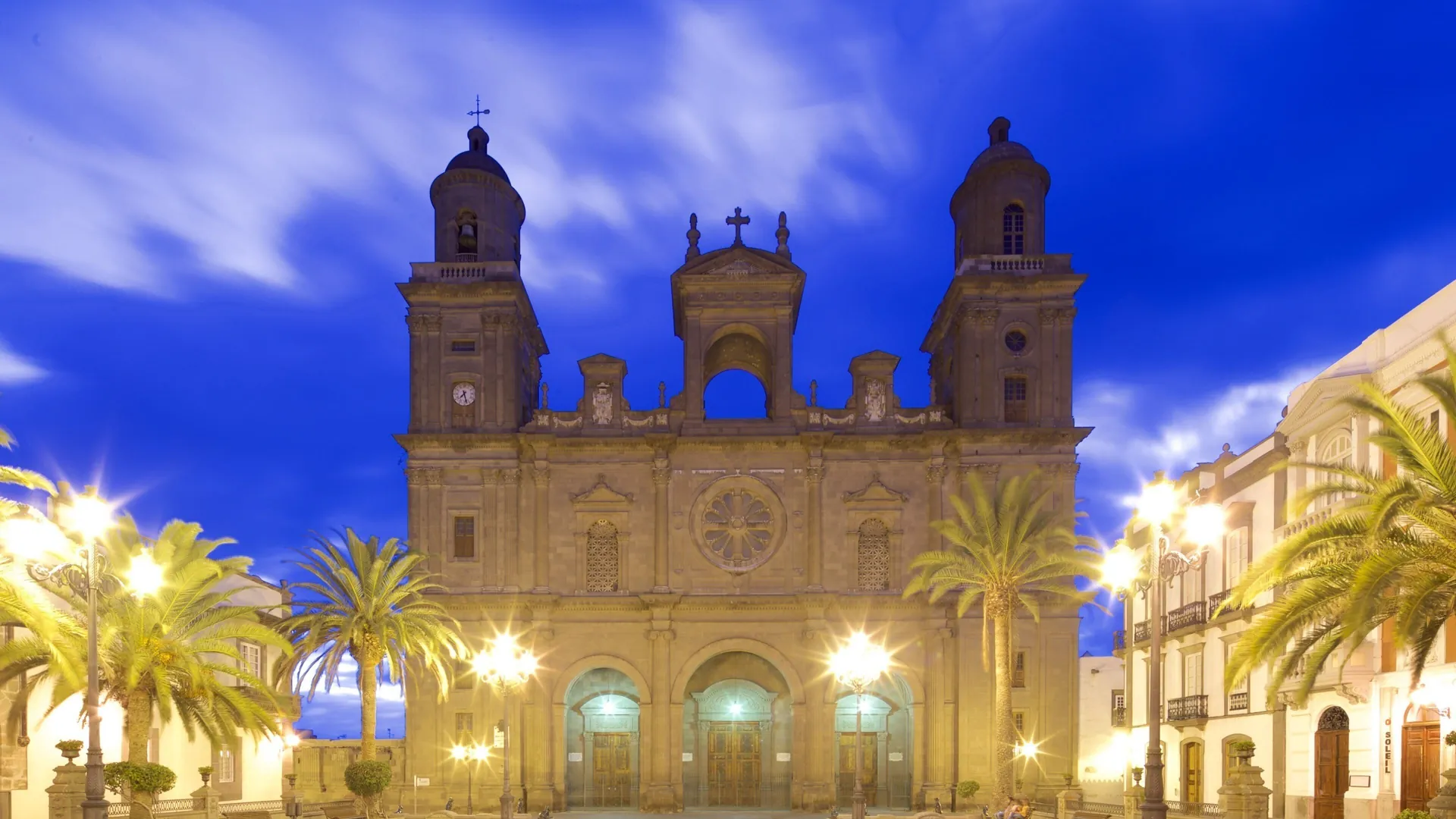 The Cathedral of Santa Ana in Vegueta, the historic quarter of Las Palmas de Gran Canaria
